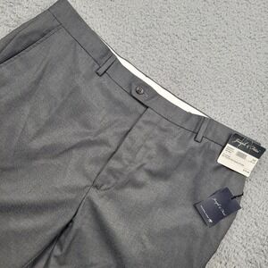 Joseph & Feiss Mens Dress Pants Size 38x30‎ Gray Wool Blend Classic Fit NWT